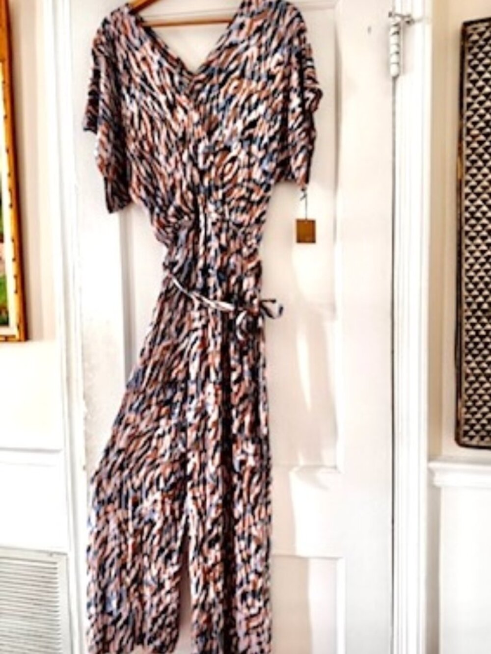 River + Sky Ines Jumpsuit In Tiger Blue - Picture 4 of 12